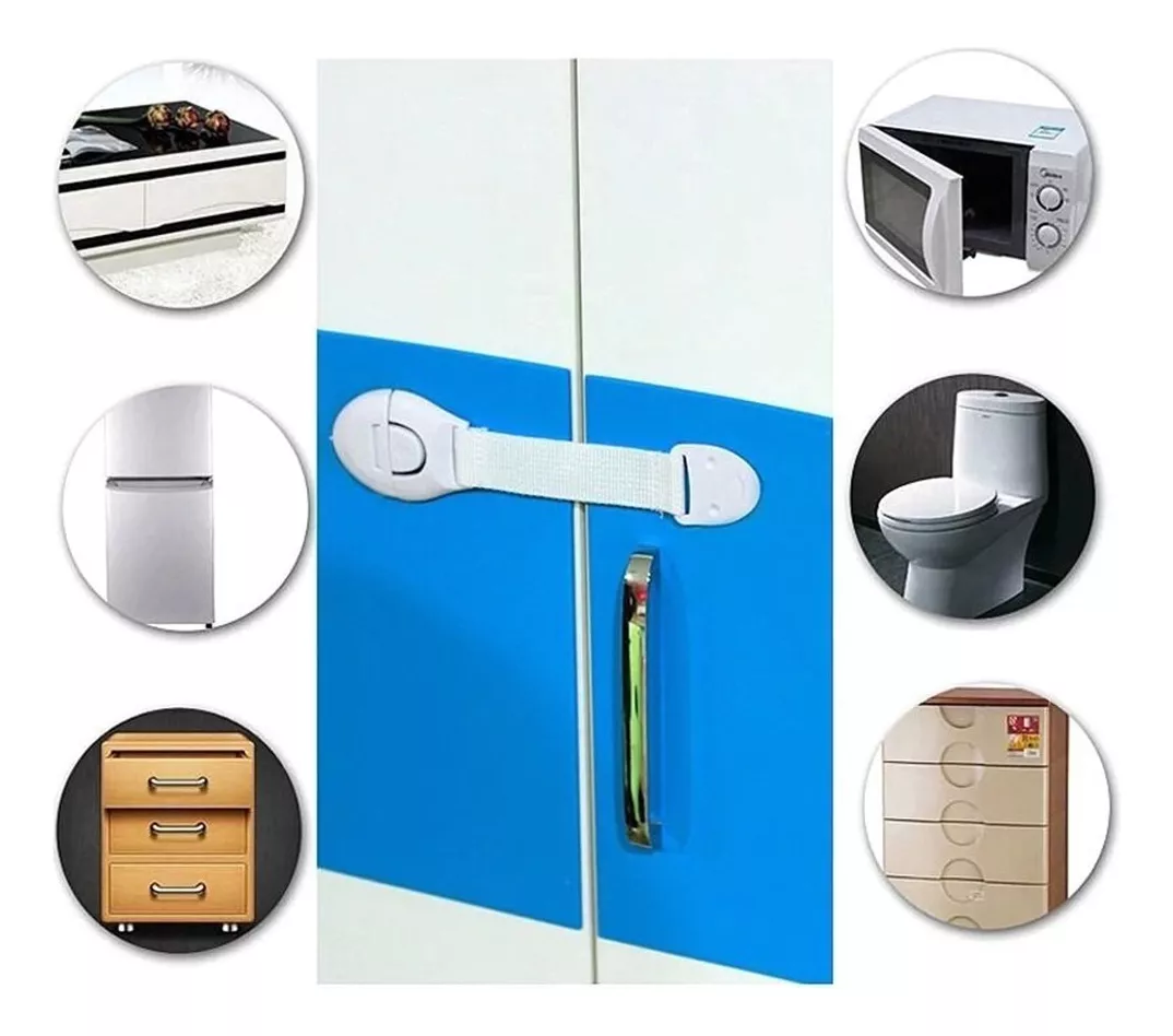 Seguro de Puertas y Gavetas para Bebes Seguridad Protección - Image 5