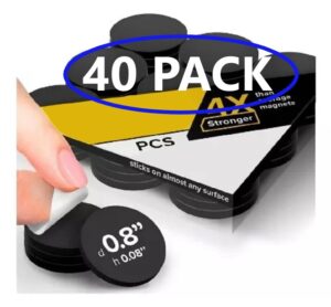 Pack de 40 unidades de Iman de Ferrita 20x2mm Electrico24h.