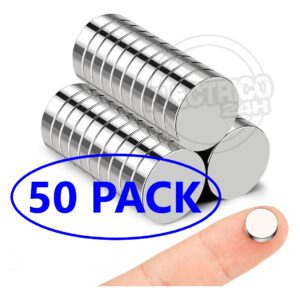 Imanes de Neodimio Redondos 8x3mm pack de 50 unidades Electrico24h.