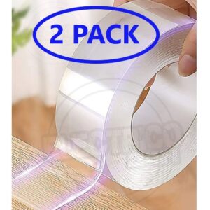 Cinta Adhesiva Nano Doble Cara Doble Faz (5mt X 2cm) 2 Pack