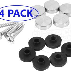 Tapa Tornillo Base Acero Inoxidable Para Muebles Y Vidrios
